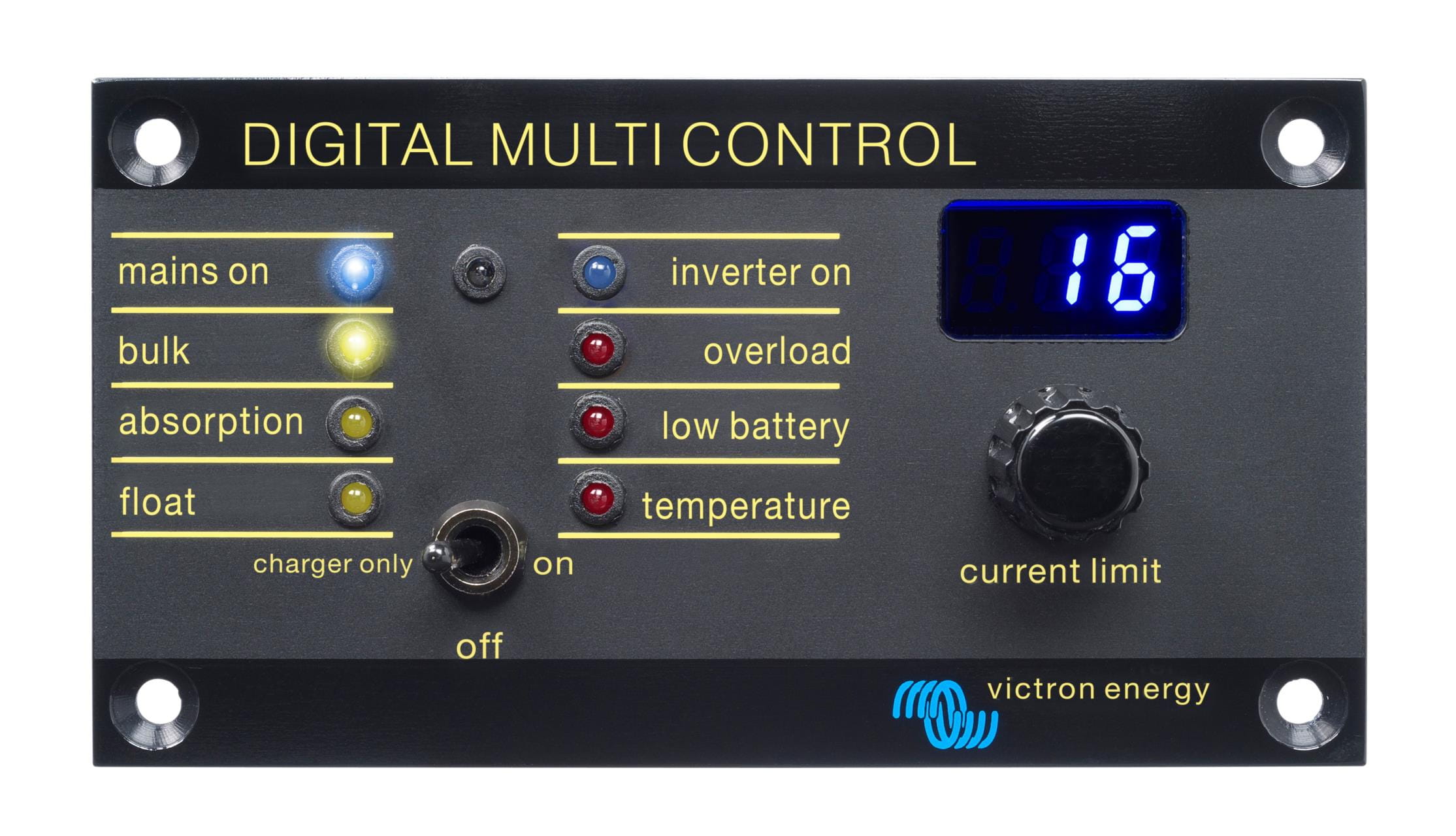4397-144 DIGITAL MULTI-CONTROL 200/200A Fernsteuerpaneel VICTRON DIGITAL MULTI-CONTROL remote control panel