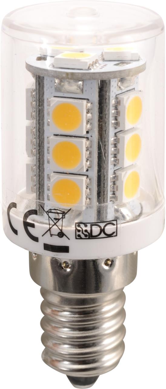 4519-051 LED-Lampe / E14 10-30V*2,3W (18xLED) 250lm / 3000K