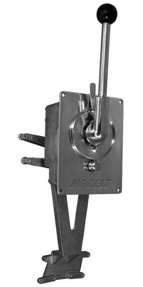 4207*01 Seitenschaltung KOBELT 2042 mit Sail-Hebel side mount control KOBELT 2042 Sail knob lever