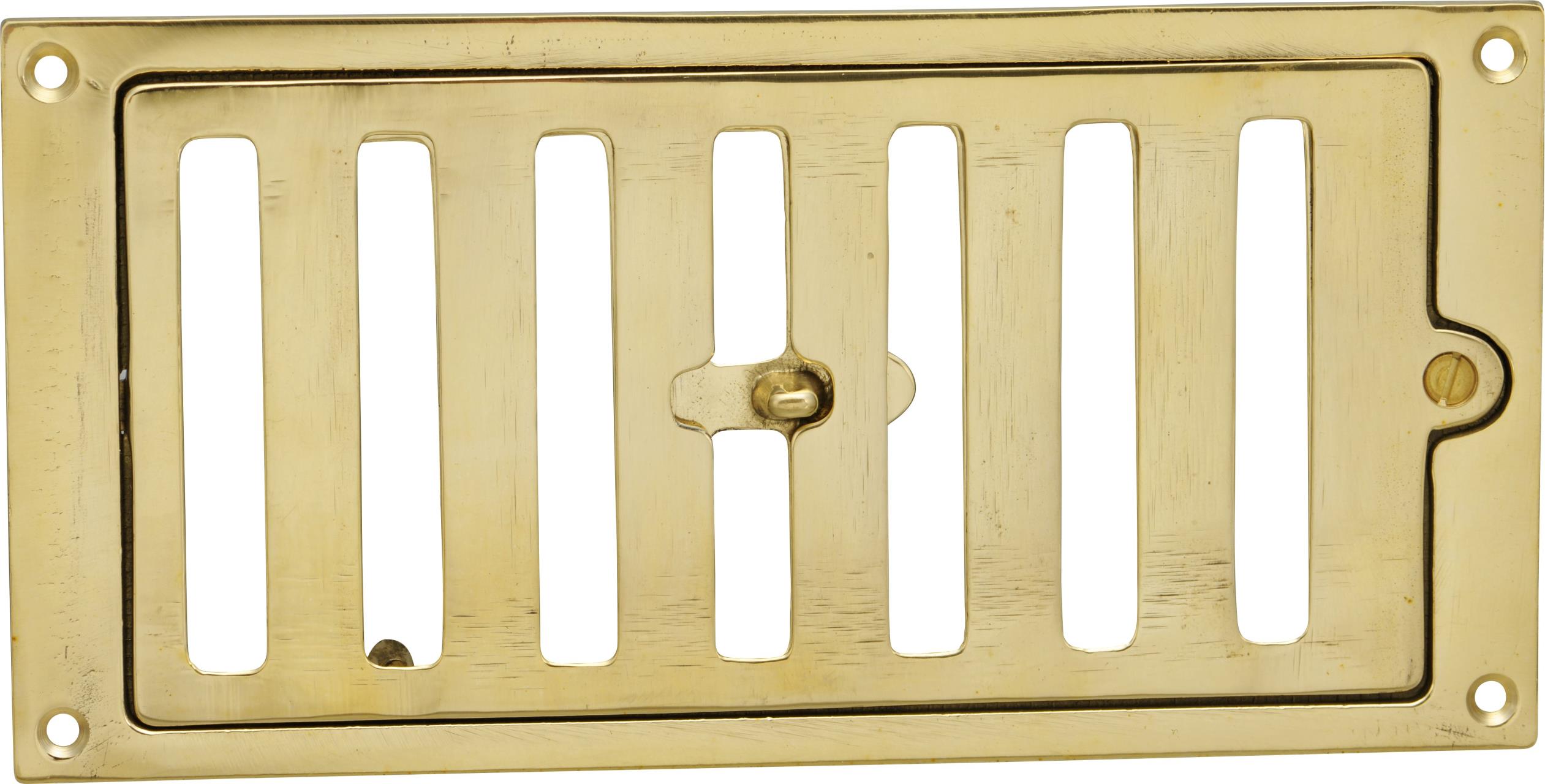 4494-220 Schwerer Lüftungschieber aus Messing
