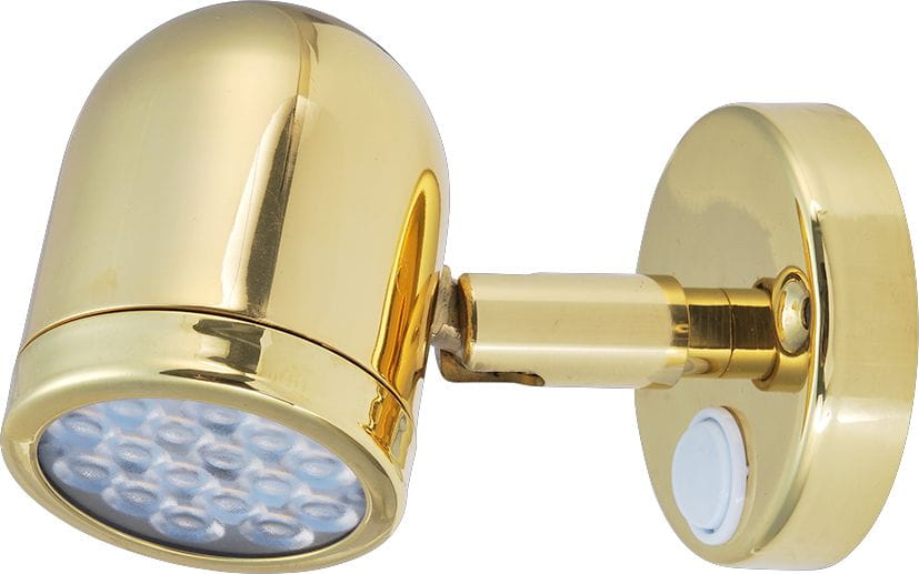 LED wall lamp made from brass LED wall lamp made from brass