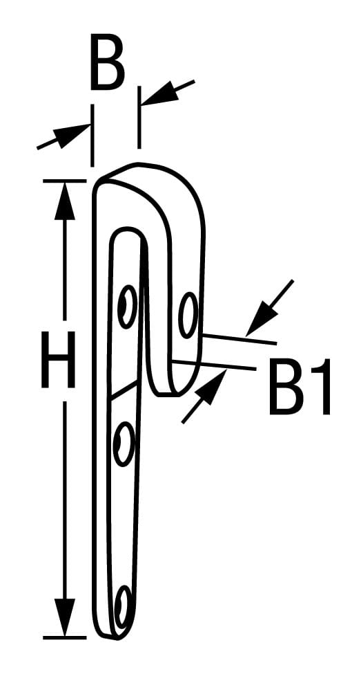 1579*02 Einhängehaken für Badeleiter - Bild 2