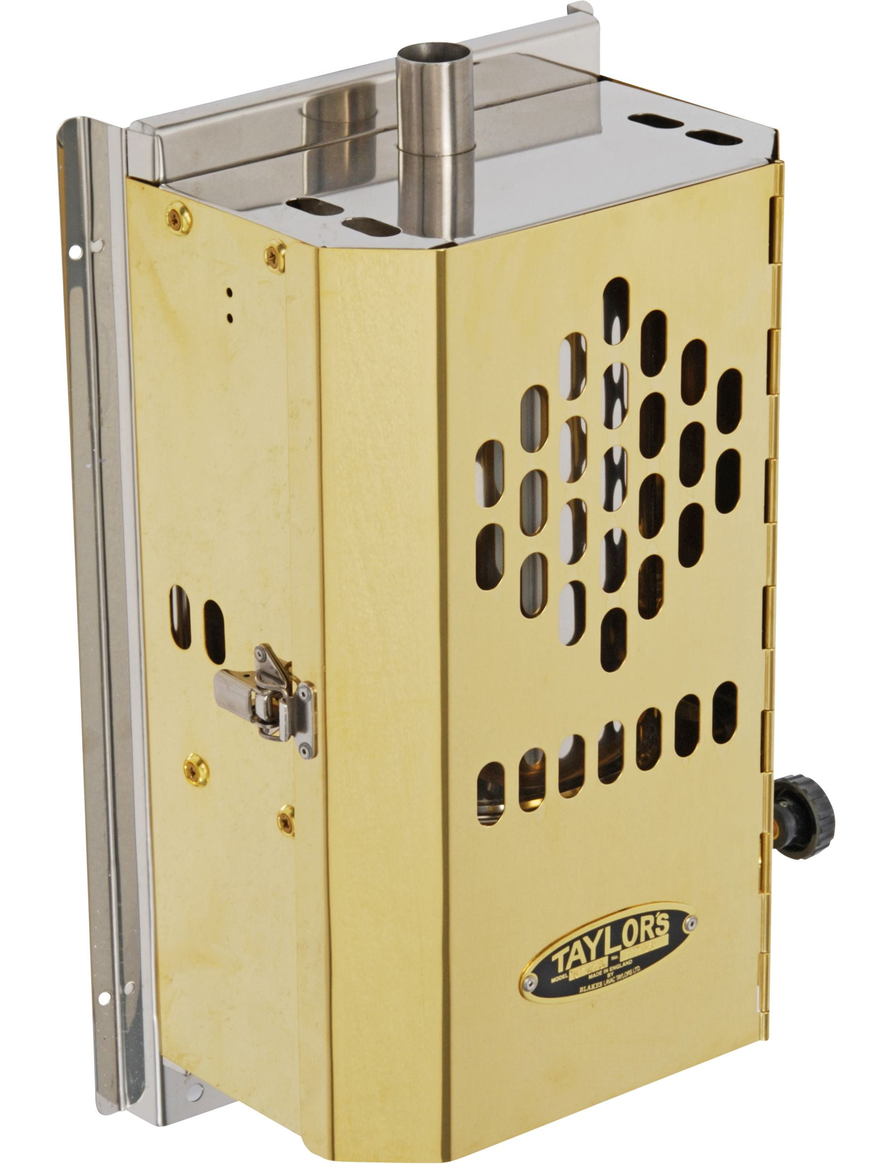 4321-002 TAYLOR'S Petroleumheizung mit Messingfront Paraffin heater TAYLOR'S 079K