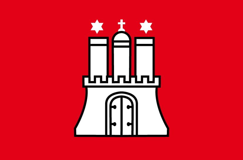 1094*01 Hamburg-Flagge