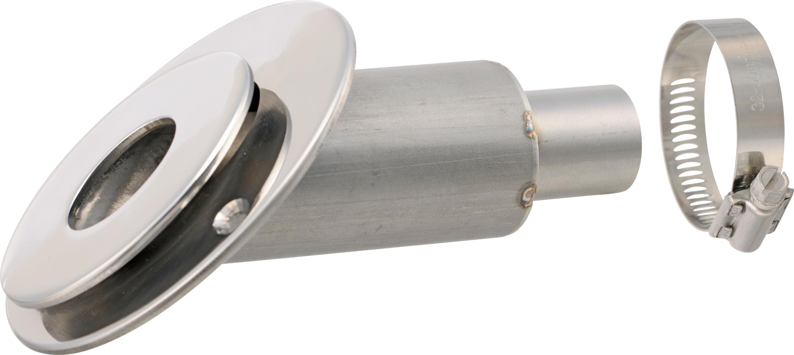 4723-128 WALLAS 5400 Spiegeldurchführung mit Schlauchanschluss 28/45 mm