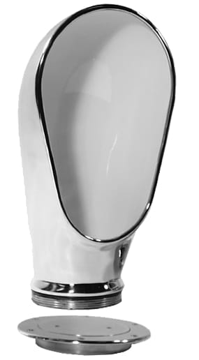 Windhutzen Edelstahl lang-oval Windhutzen Edelstahl lang-oval