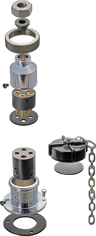 Water proof 4 phase deck plug Water proof 4 phase deck plug