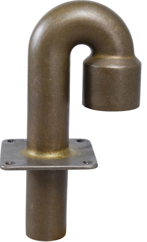 6241-180 Deckslüfter Schwanenhalslüfter Bronze mit Ventil