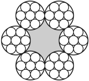 1607*04 Drahtseil 6x7 STANDARD verzinkt 300 m-Spule