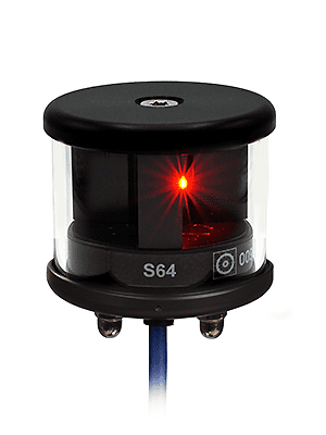 3357-002 K2W S64 Standard LED Backbord Leuchte (rot) 3357-002 K2W S64 Standard LED Backbord Leuchte (rot)