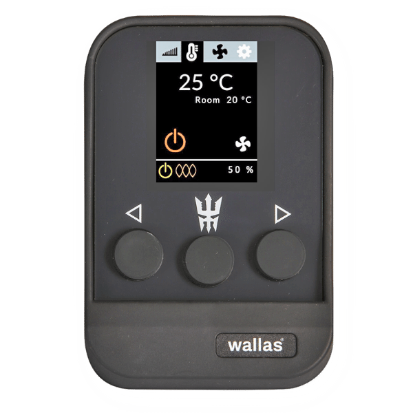  WALLAS Kontrollpanel -  Kontrollpanel zur Steuerung der Heizung