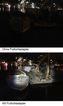 3307*02 Flutlichtadapter für LED-Suchscheinwerfer 220S Flutlichtadapter für LED-Suchscheinwerfer 220S