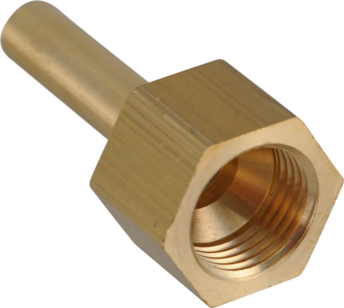4730-100 Gasanschlussadapter 5/8“ auf 8 mm Rohrstutzen Gasanschlussadapter 5/8“ auf 8 mm Rohrstutzen