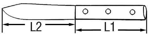2125*06 Matrosenmesser / Seglermesser mit Marlspieker und Lederscheide Original CURREY Full Rigger's Kit