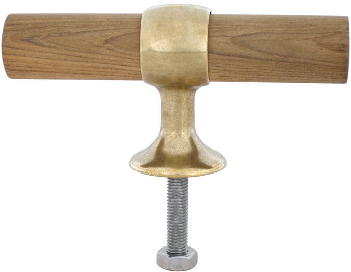 1613-150 Pollerklampe mit Teakstock