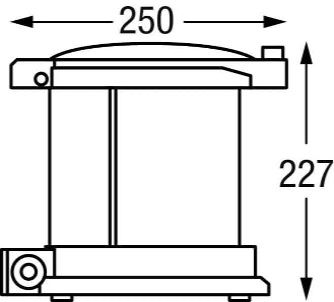 LED-Navigationlicht PB 780 Maße