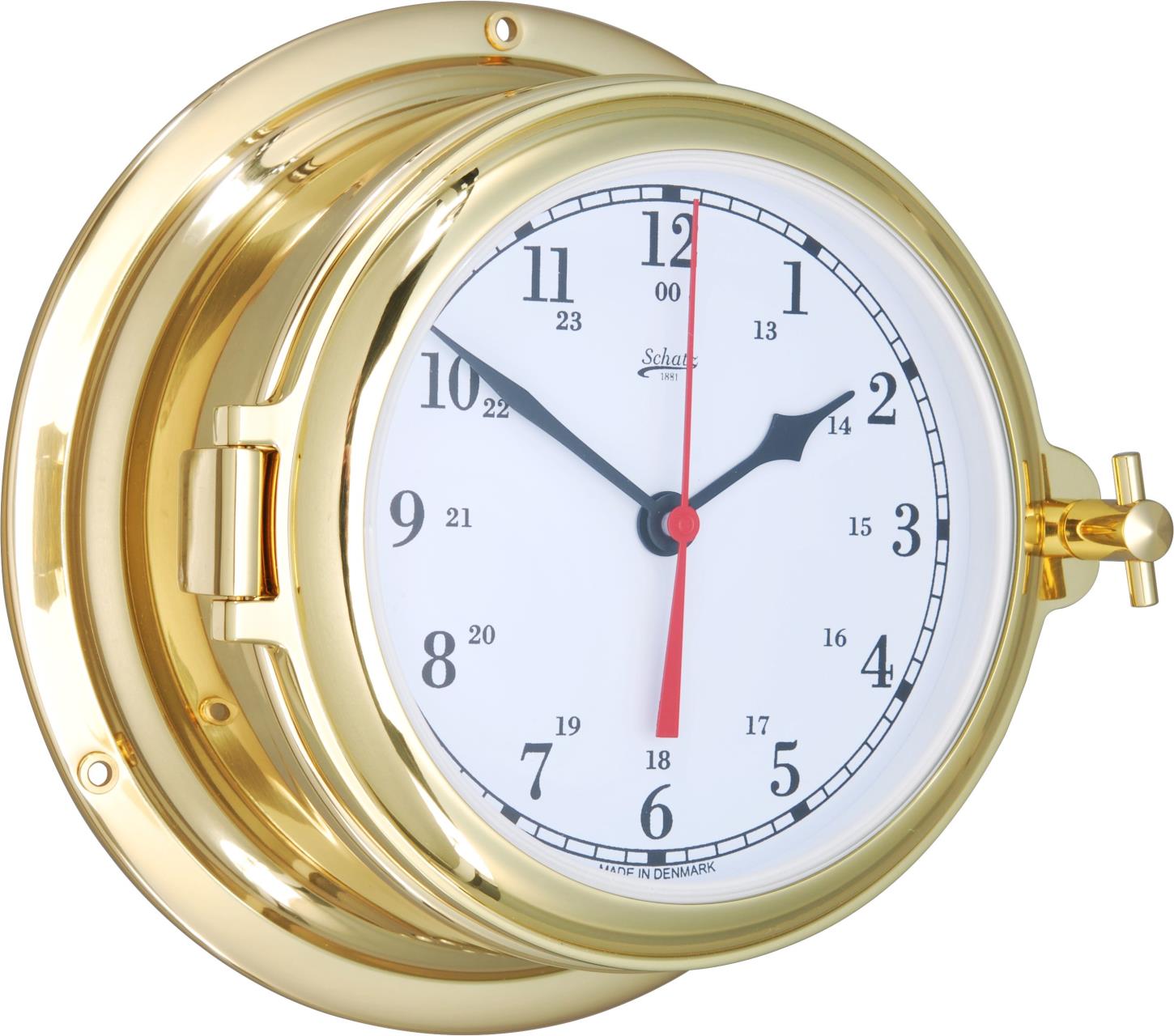 3462-111 SCHATZ MIDI Uhr Messing arabisch 3462-111 SCHATZ MIDI Uhr Messing arabisch