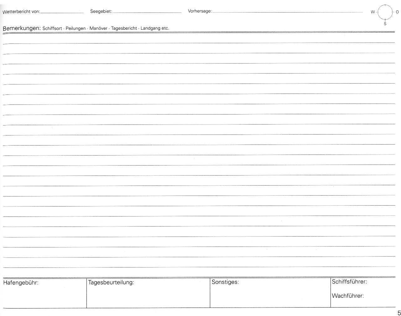 NV CHARTS Ship´s log NV CHARTS Ship´s log