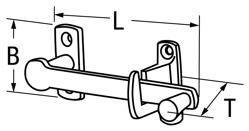4016*12 Klappriegel S&B - Bild 2