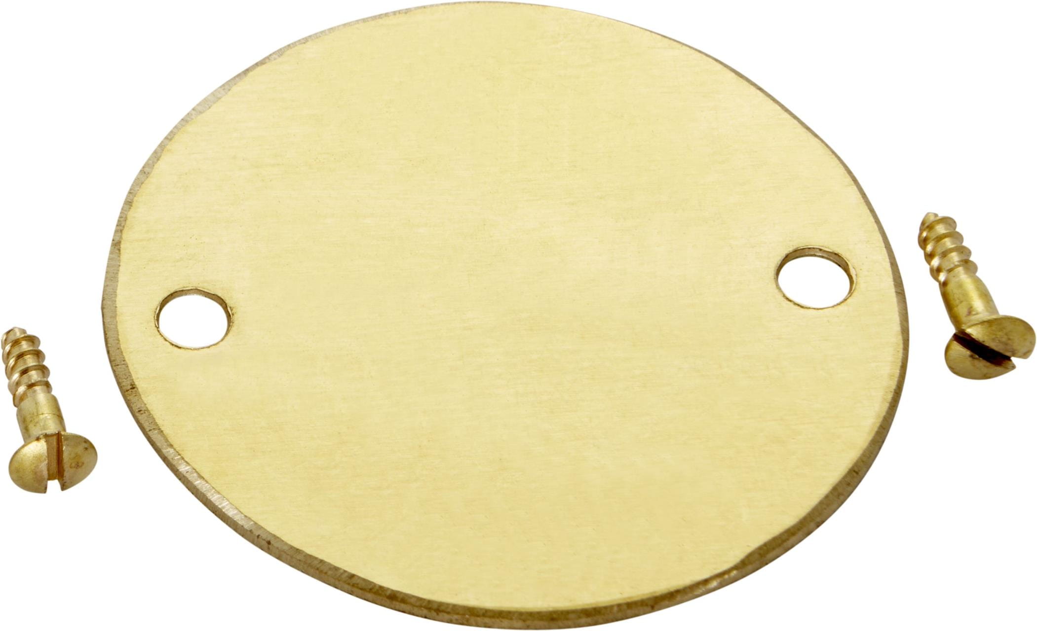 Sicherungsplättchen für Holzblöcke Messing Locking plate for wooden blocks