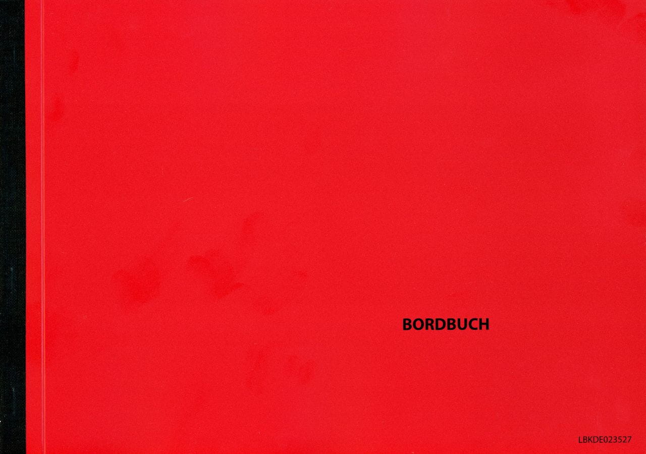 Rotes Bordbuch gemäß §102 BinSchPersV für Binnenschifffahrt