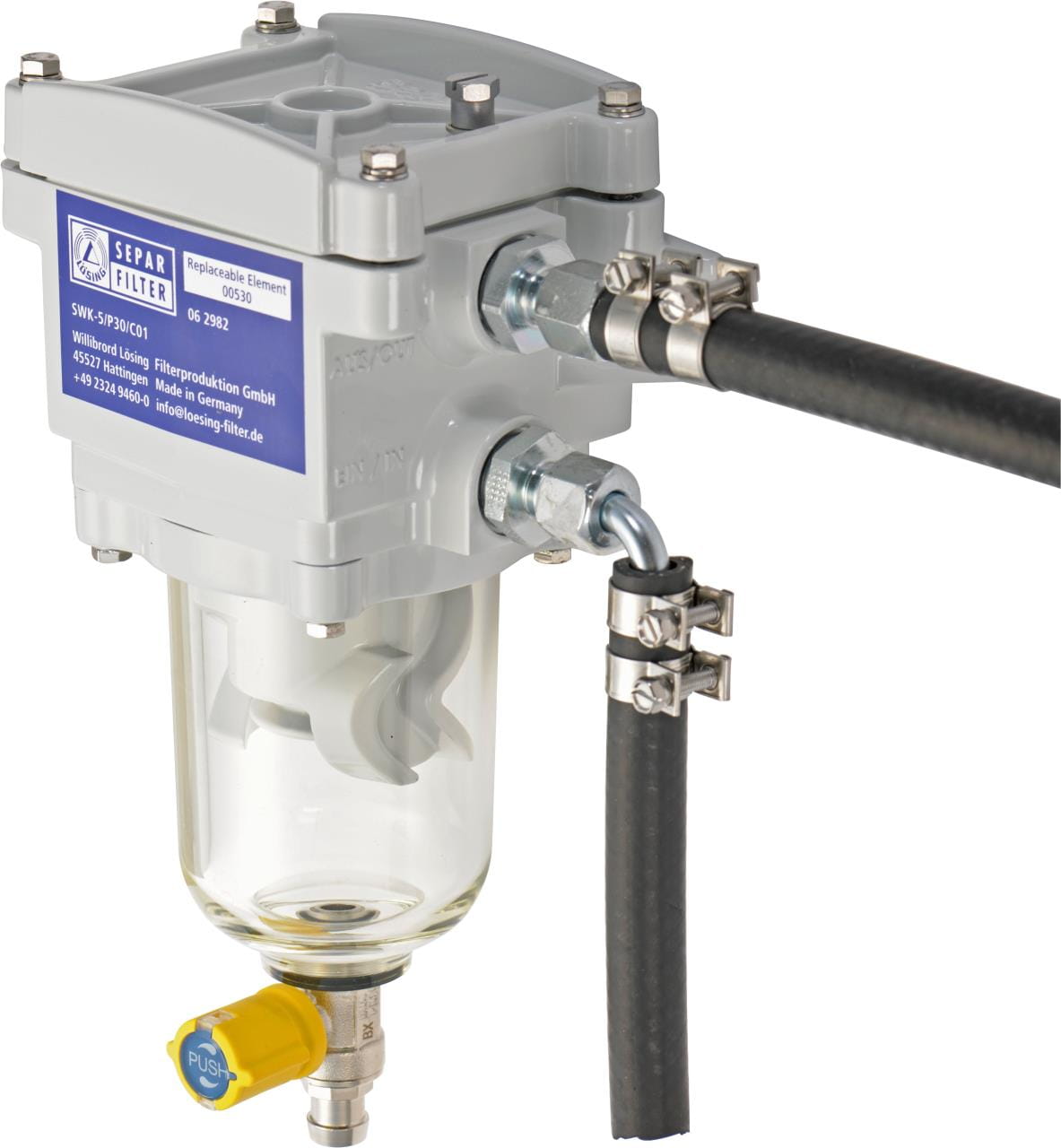 SEPAR 2000 Dieselfilter - Anschlussmöglichkeit Zubehör für SEPAR 2000 Dieselfilter