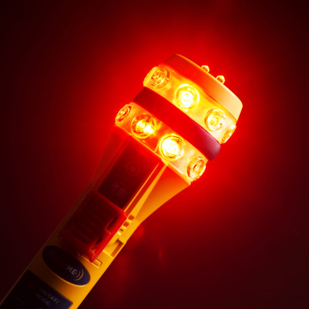 3004-011 OCEAN SIGNAL rescueME EDF1 FLARE rote LED-Handfackel OCEAN SIGNAL rescueME EDF1 FLARE red LED hand torch