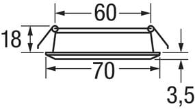 PREBIT 4er-Set LED-Einbauleuchten EB12-3 -2.0 Main/Secondary