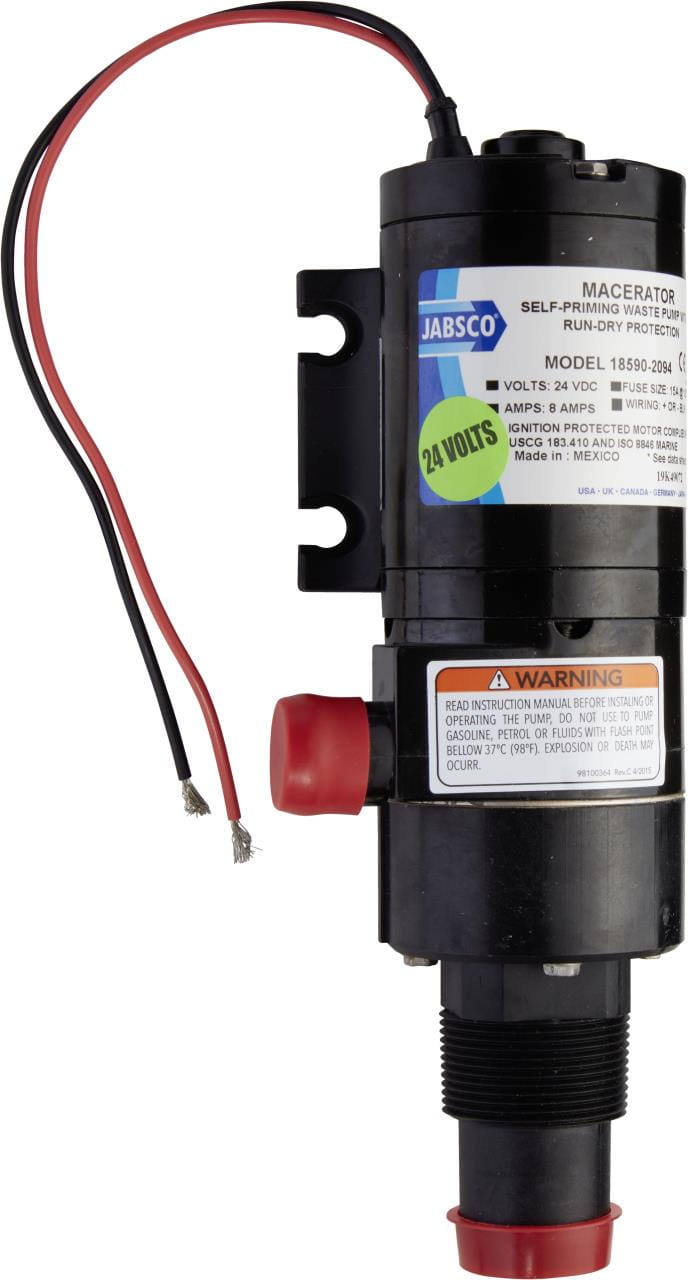 thumbnail image 2 of Jabsco 18590-2592 Macerator Waste Pump With Run Dry Protection – 12V, 16 Amps 2 of 3