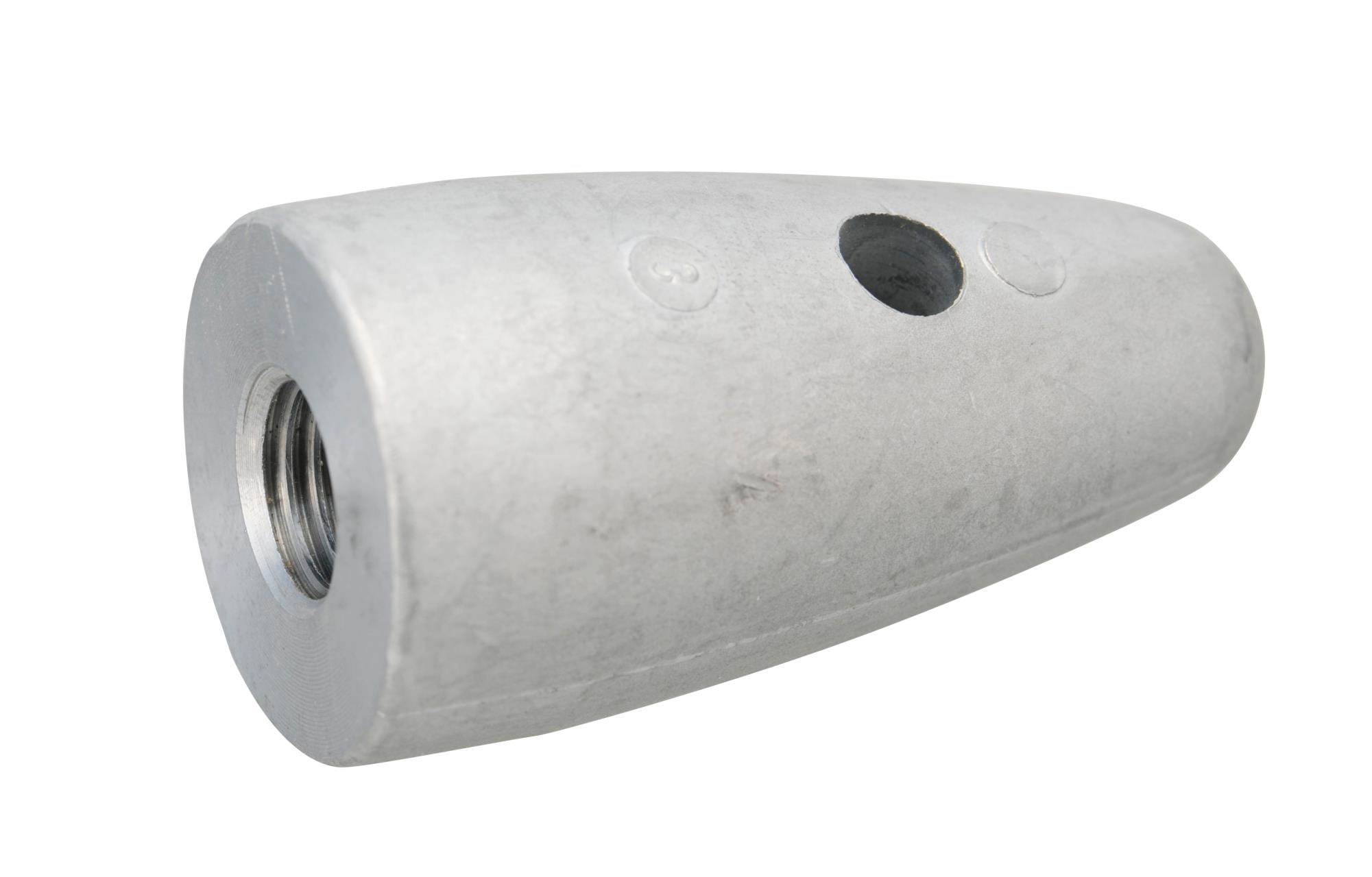 Zink-Wellenendanode mit M-Gewinde Zink-Wellenendanode mit M-Gewinde
