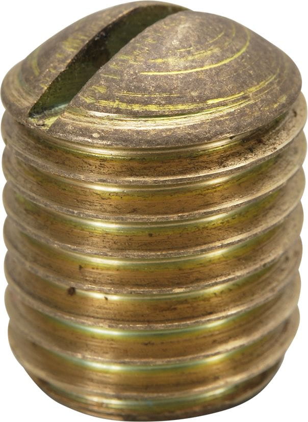 6228*01 Blindschraube für Einschraub-Decksplatte aus Bronze Einschraub-Decksplatte aus Bronze