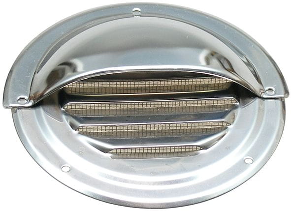 4035*04 Abweiserkappe Kiemenblech Edelstahl Rain repelling cover for ventilator