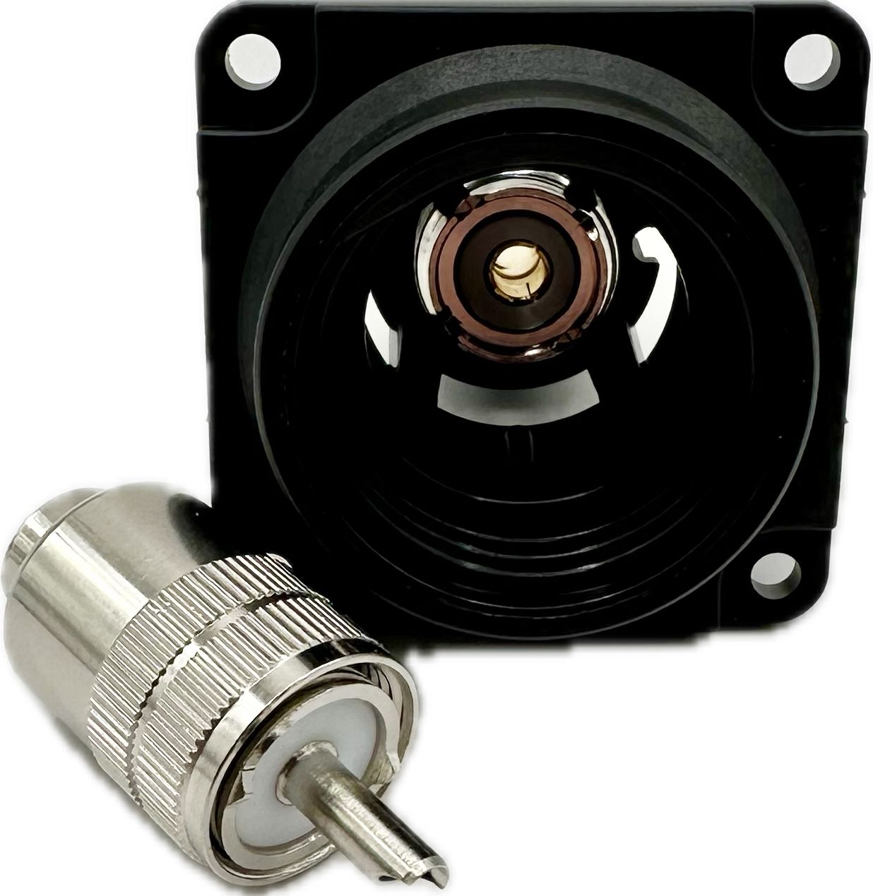 PHILIPPI Flanschdose Koaxial Serie 694