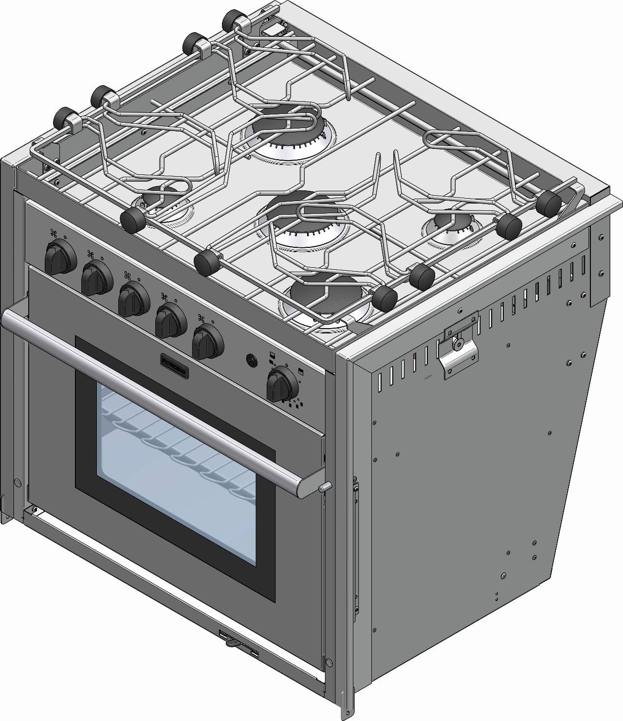 4730-005 Gasherd FORCE 10 - 5 Flammen - Modell F62551