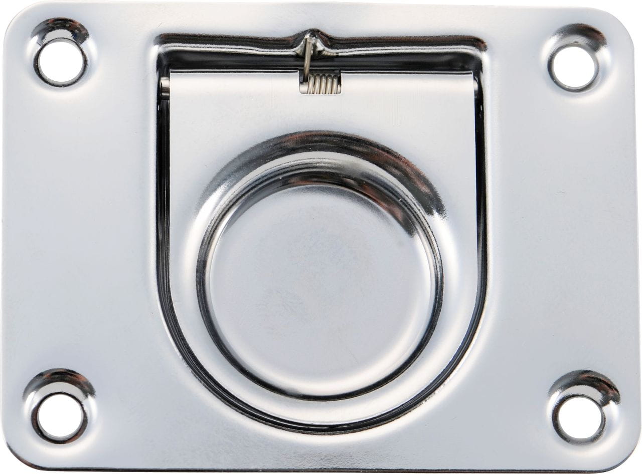 4551-058  Bodenheber Edelstahl mit Federgriff 60x75mm