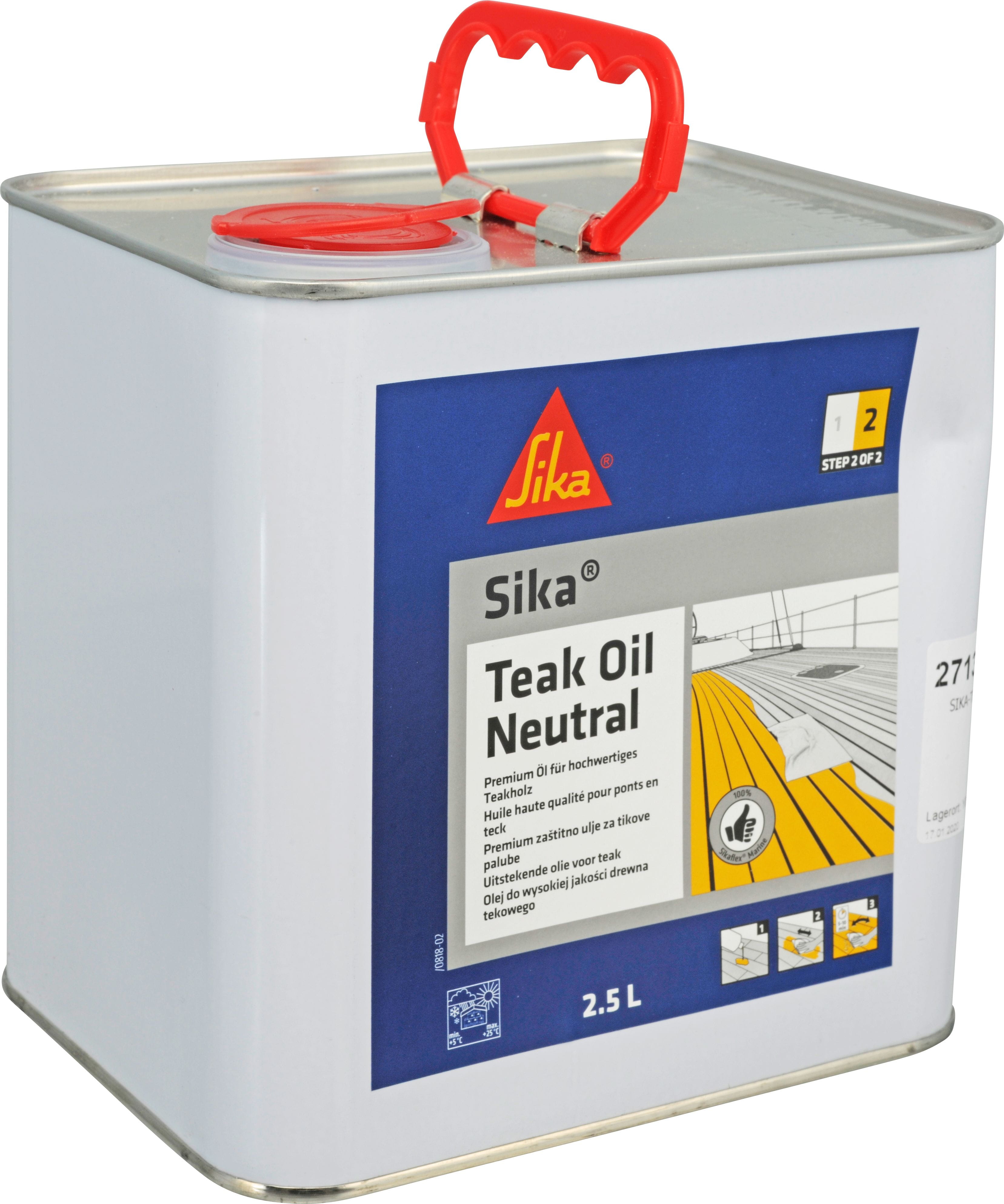 2713*10 SIKA Teak Oil Neutral Teakholzöl