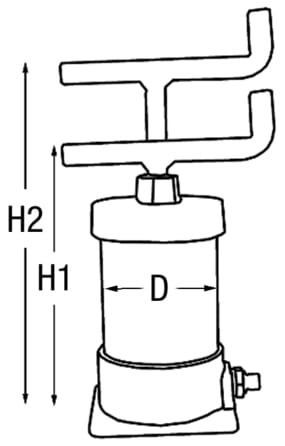 2534*07 Schwere Stahl-Fettpresse Heavy duty greaser