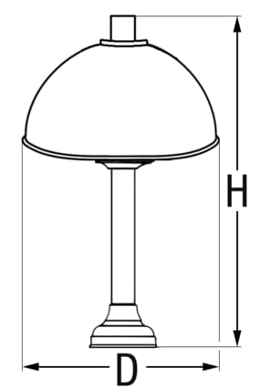 4236*02 Tischleseleuchte DHR Messing