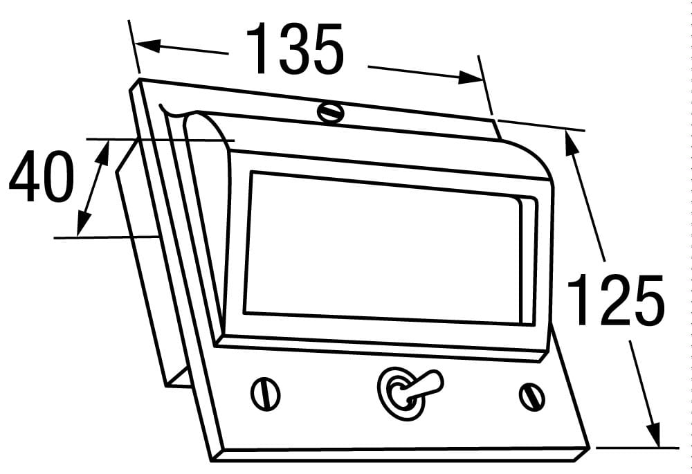 DAVEY LED Brass Bunk Light Typ 7614 / 7615