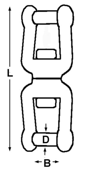 1757*03 Wirbelschäkel
