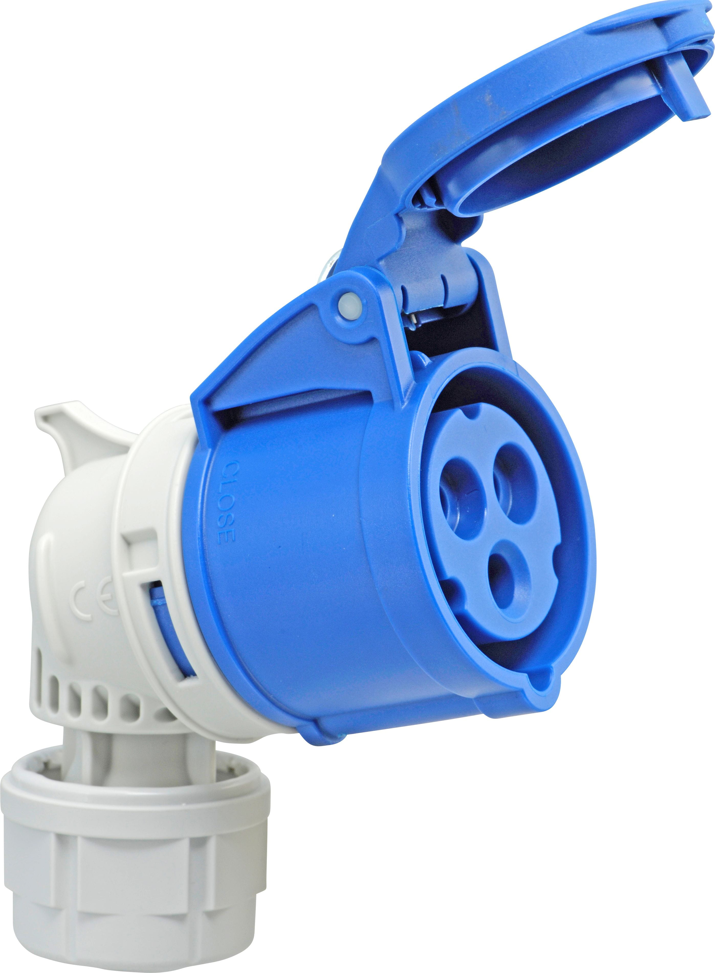 CEE Socket, angled 230 Volt CEE Socket, angled 230 Volt