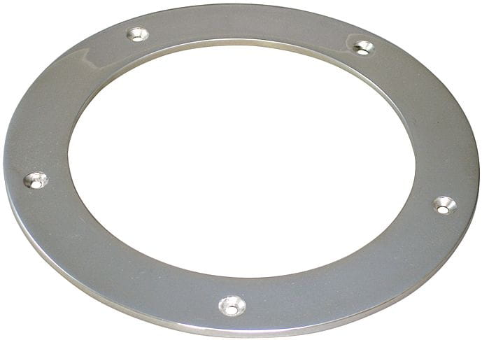 Decksprisma rund/geriffelt 110 mm mit Falz und Ringe DAVEY