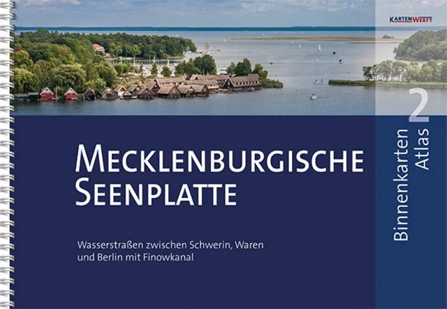 9023-002 KARTENWERFT BinnenKarten Atlas 2 Mecklenburgische Seenplatte KARTENWERFT Inland Charts Atlas