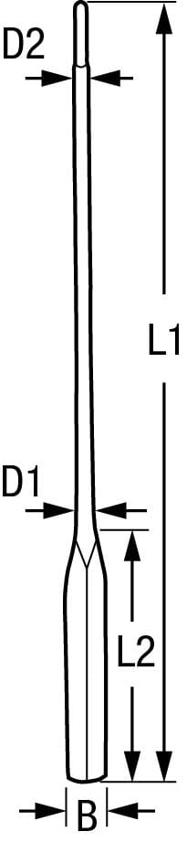 1097*01 Boots-/Wriggriemen Kiefer, verleimt und lackiert - Bild 2