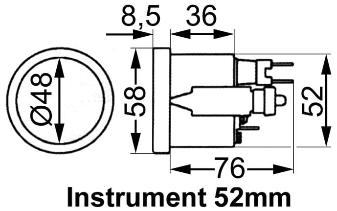 3501*03 Ultraschall-Tankanzeigen TUROTEST UTV schwarz