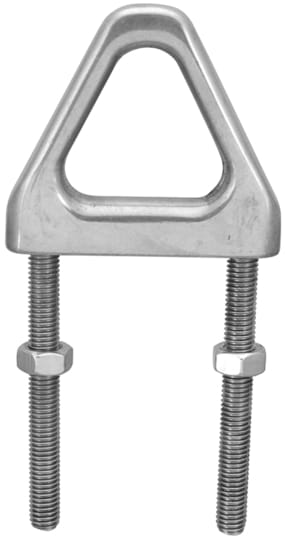 Triangular deck eye Triangular deck eye