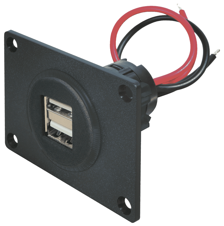 PHILIPPI Einbaublende USB Steckdosen