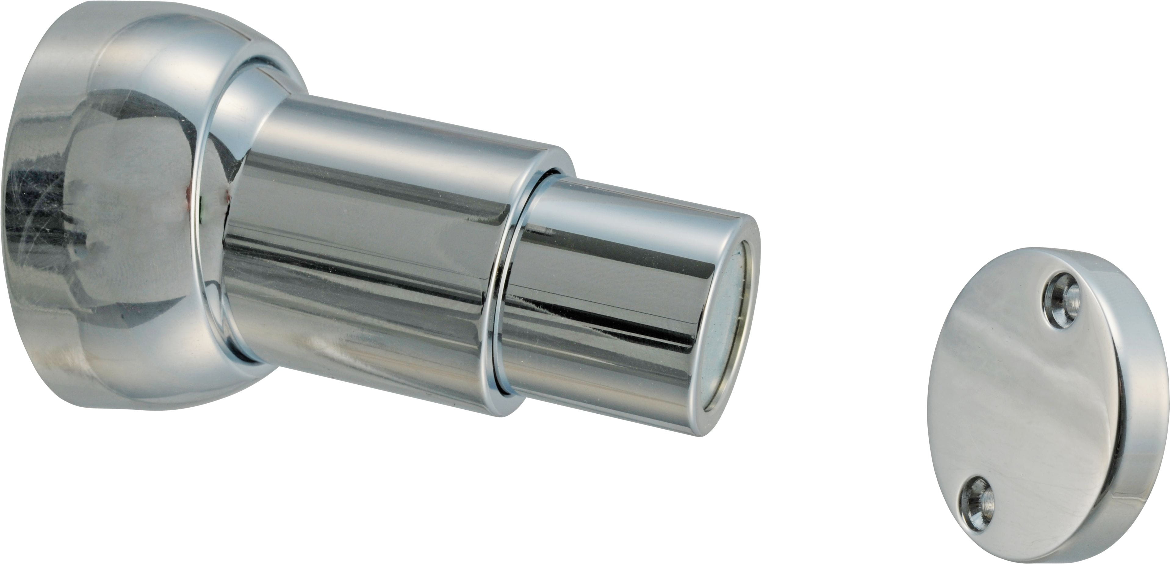 4068-502 FORESTI Magnet-Türhalter, lang, Messing verchromt FORESTI Magnet-Türhalter, lang
