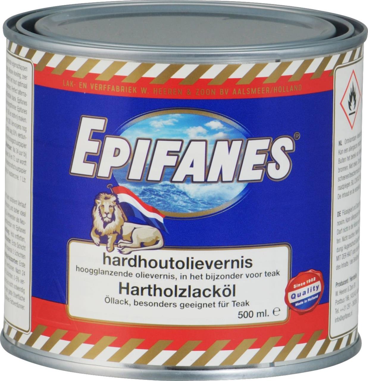 2051-050 Hartholz-Lacköl 500ml-Dose EPIFANES