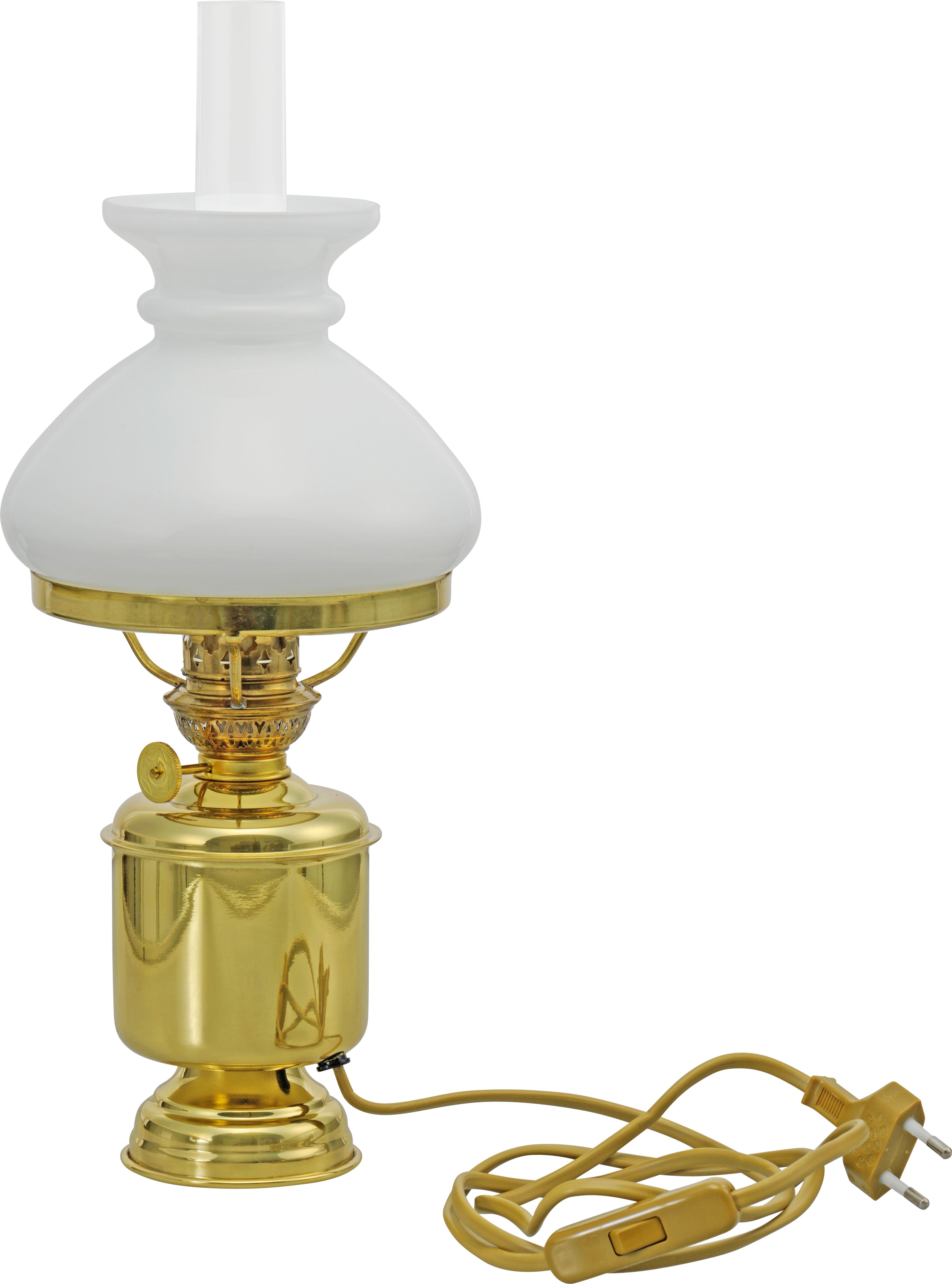 Small table lamp with VESTA shade DHR